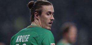 Max Kruse musste das Training nach einem Schlag auf den Knöchel vorzeitig abbrechen Max Kruse