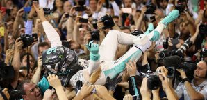 Nico Rosberg ist am Ziel Nico Rosberg