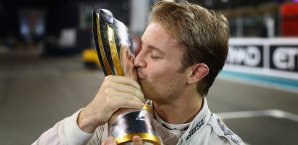 Nico Rosberg feierte seinen Titelgewinn ausgiebig Nico Rosberg
