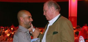 Pep Guardiola freut sich auf die Rückkehr von Uli Hoeneß Pep Guardiola, Uli Hoeneß