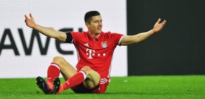 Robert Lewandowski musste am Montag das Training abbrechen Robert Lewandowski