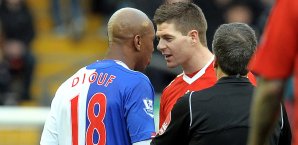 Steven Gerrard und El Hadij Diouf gerieten öfter aneinander Steven Gerrard, El Hadij Diouf