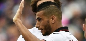 Younes Belhanda erzielte den einzigen Treffer des Tages gegen EA Guingamp Younes Belhanda