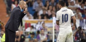James Rodriguez könnte für Zidane wieder wichtig werden Zinedine Zidane, James Rodriguez