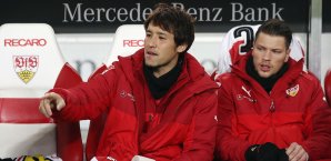 Hajime Hosogai sitzt beim VfB Stuttgart hauptsächlich auf der Bank 2. Liga