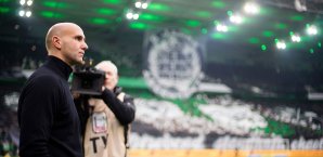 Andre Schubert dankt den Fans der Borussia Andre Schubert