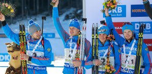 Auch Russlands aktuelle Biathlonstars geraten mehr und mehr in Veruf Biathlon