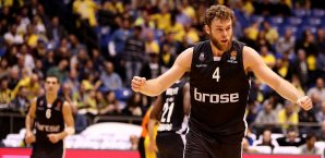 Brose Bamberg darf den nächsten Sieg bejubeln Brose Bamberg