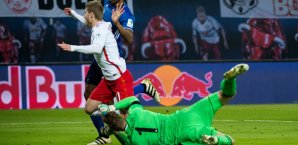 Timo Werner hat mit seiner Schwalbe für viel Aufsehen gesorgt Bundesliga