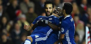 Cesc Fabregas war der umjubelte Matchwinner Cesc Fabregas