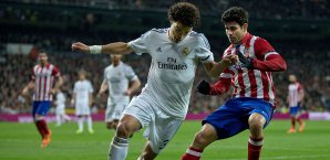 Costa und Pepe lieferten sich so einige Duelle Diego Costa