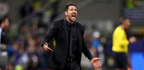 Diego Simeone trainiert momentan Atletico Madrid Diego Simeone