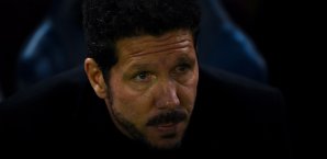 Diego Simeone steht mit Atletico nur auf dem sechsten Tabellenplatz Diego Simeone