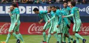 Suarez und Messi sorgten für den Barca-Erfolg FC Barcelona