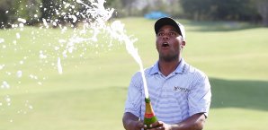 Harold Varner III erfreut sich an seinem Sieg bei der Australian PGA Championship Golf