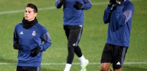 James besitzt kaum eine Rolle bei Zidane James Rodriguez