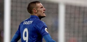 Jamie Vardy konnte gegen City gleich dreimal einnetzen Jamie Vardy