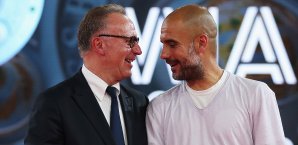 Karl-Heinz Rummenigge lobt Pep Guardiola Karl-Heinz Rummenigge