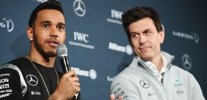 Lewis Hamilton und Toto Wolff wollen in der neuen Saison wieder um den Titel kämpfen Lewis Hamilton, Toto Wolff