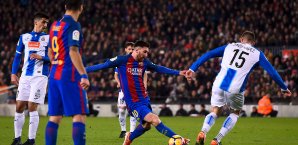 Lionel Messi nahm im Stadtderby mal wieder eine tragende Rolle ein Lionel Messi