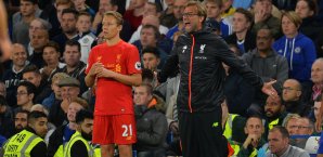 Lucas Leiva (l.) ist derzeit nur Reservist bei den Reds Lucas Leiva