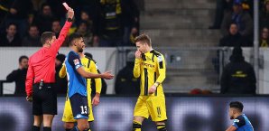 Reus sah nach seiner zweiten Gelben die Rote Karte Marco Reus