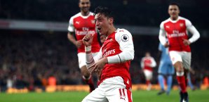 Mesut Özil konnte gegen Stoke einnetzen Mesut Özil