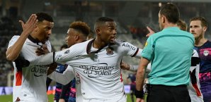 Den Nizza-Akteuren brannten in Bordeaux die Nerven durch OGC Nizza