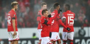 Pablo De Blasis markierte das 2:0 für Mainz Pablo De Blasis