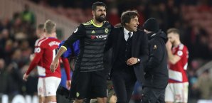 Antonio Conte hat einen engen Draht zu Diego Costa Premier League