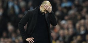 Pep Guardiola steht bei Manchester City in der Kritik Premier League