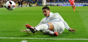 James hat unter Zinedine Zidane bislang einen schweren Stand Primera Division