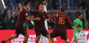 Radja Nainggolan sorgte für den einzigen Treffer des Tages Serie A