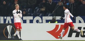 Xaver Schlager markierte das 1:0 für die Salzburger Xaver Schlager
