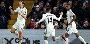 Zlatan Ibrahimovic sorgte für den zweiten United-Sieg in Serie Zlatan Ibrahimovic
