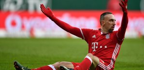 Franck Ribery musste das Bayern-Training abbrechen Franck Ribery