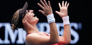 Mirjana Lucic-Baroni konnte ihr Glück kaum fassen Mirjana Lucic-Baroni