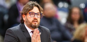 Andrea Trinchieri hat mit Bamberg verloren Basketball
