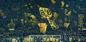 Die Südtribüne im Dortmunder Stadion wird gegen Wolfsburg leer bleiben Borussia Dortmund