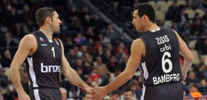Meister Bamberg ist nach dem Finalsieg gegen Bayern Pokalsieger Brose Bamberg