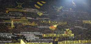 Die Fans von Borussia Dortmund zeigten ihren Hass gegenüber RB Leipzig BVB