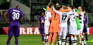 Gladbach feierte einen Sieg gegen Florenz Gladbach