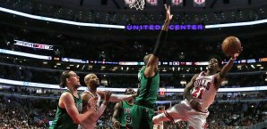 Jimmy Butler sorgte mit seinen 29 Punkten für den Sieg seiner Chicago Bulls gegen Boston Jimmy Butler