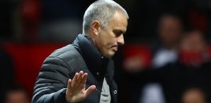 Mourinho war mit den Schiedsrichter-Entscheidungen nicht zufrieden Jose Mourinho