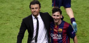 Enrique hat Messi mal wieder in den Himmel gelobt Luis Enrique