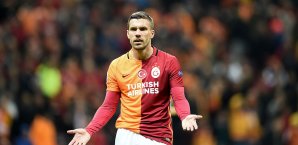 Lukas Podolski hat mit Galatasaray gewonnen Lukas Podolski