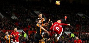 Gegen Hull kam Manchester United zwar nur auf ein Remis, aber dennoch ist ManUtd seit 14 Spielen ungeschlagen Manchester United