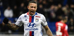 Memphis Depay wechselte von Manchester United zu Lyon Memphis Depay