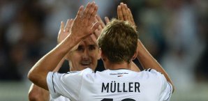 Klose und Müller spielten gemeinsam in der Nationalmannschaft Miroslav Klose