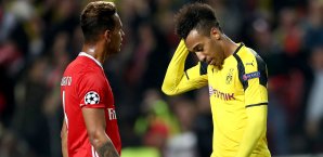 Pierre-Emerick Aubameyang ließ im Champions-League-Achtelfinale etliche Chancen liegen Pierre-Emerick Aubameyang